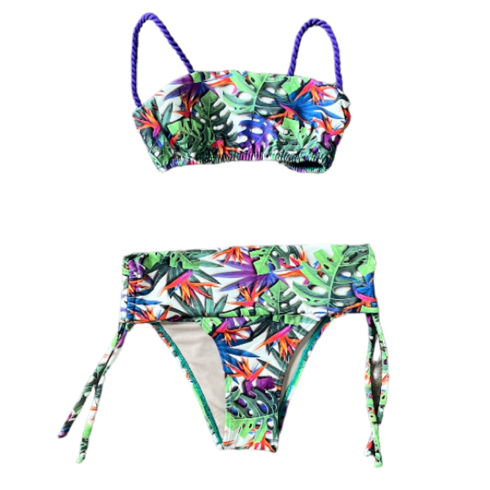 brand new rainbow bikini